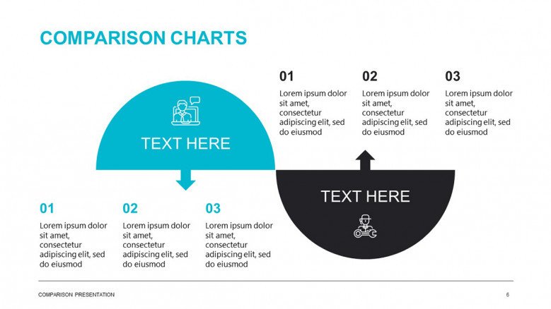 Detail Comparison Ppt Template Free Download Nomer 12
