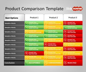 Detail Comparison Ppt Template Free Download Nomer 16