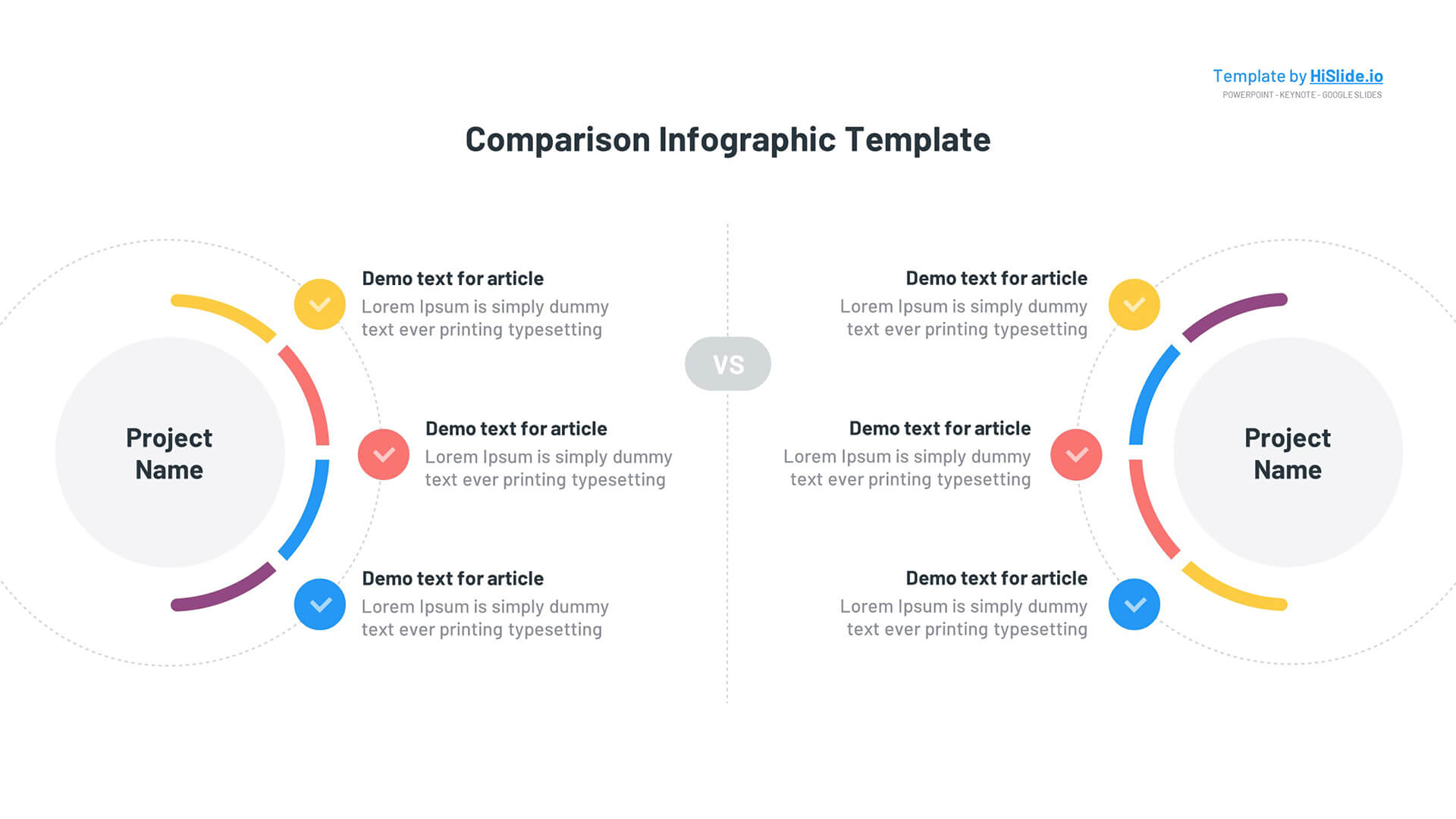 Detail Comparison Ppt Template Free Download Nomer 23