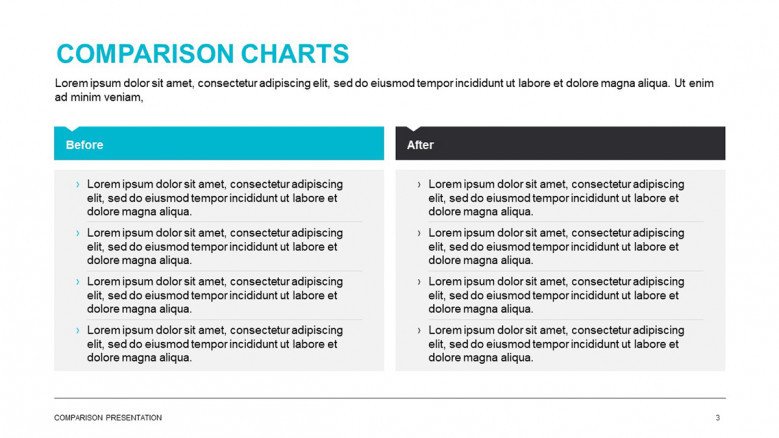 Detail Comparison Ppt Template Free Download Nomer 38