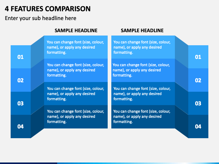 Detail Comparison Ppt Template Free Download Nomer 7