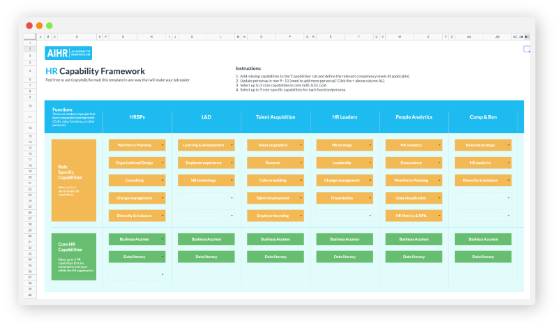 Detail Competency Model Template Nomer 26