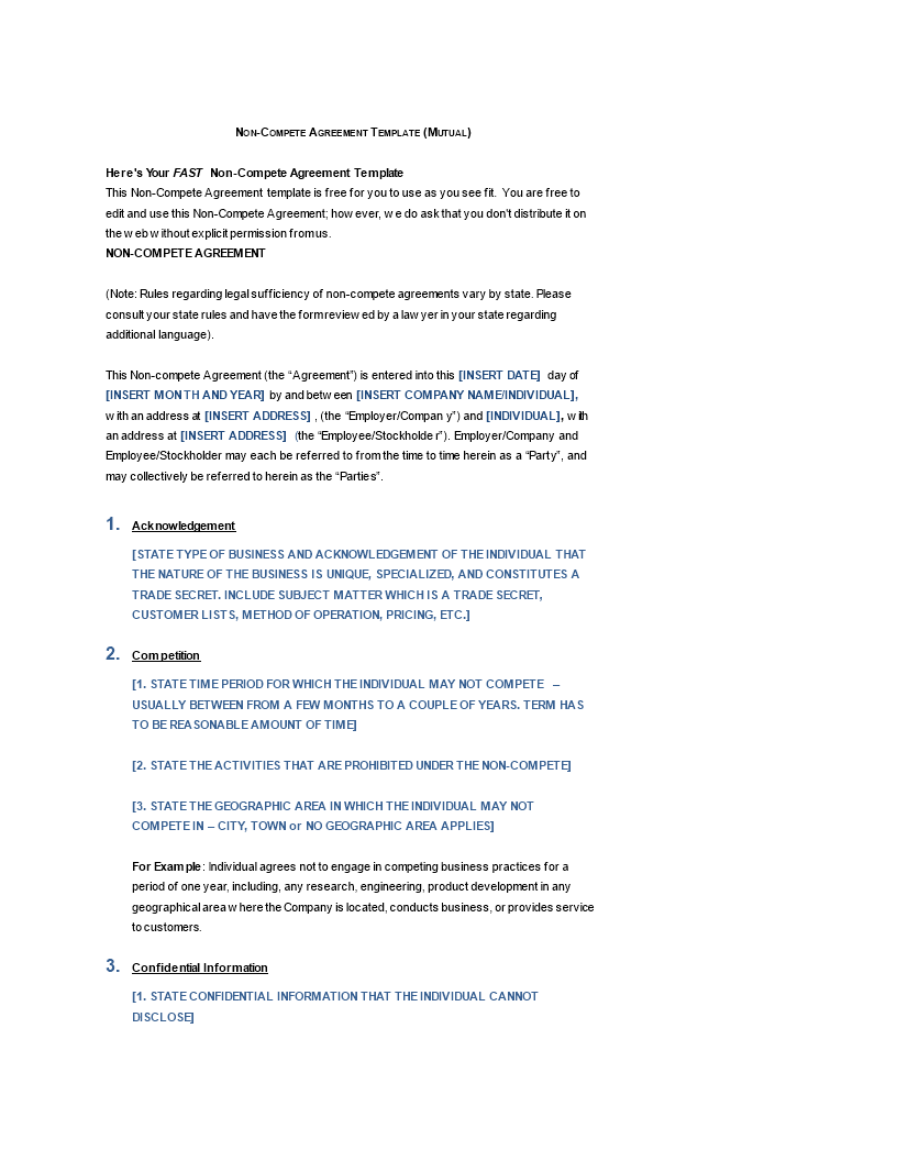 Detail Competition Rules Template Nomer 46