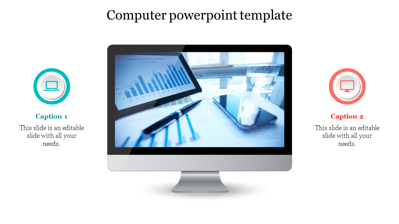 Detail Computer Powerpoint Template Nomer 14