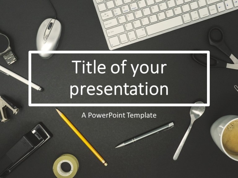 Detail Computer Powerpoint Template Nomer 17