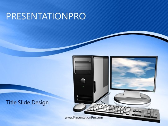 Detail Computer Powerpoint Template Nomer 28