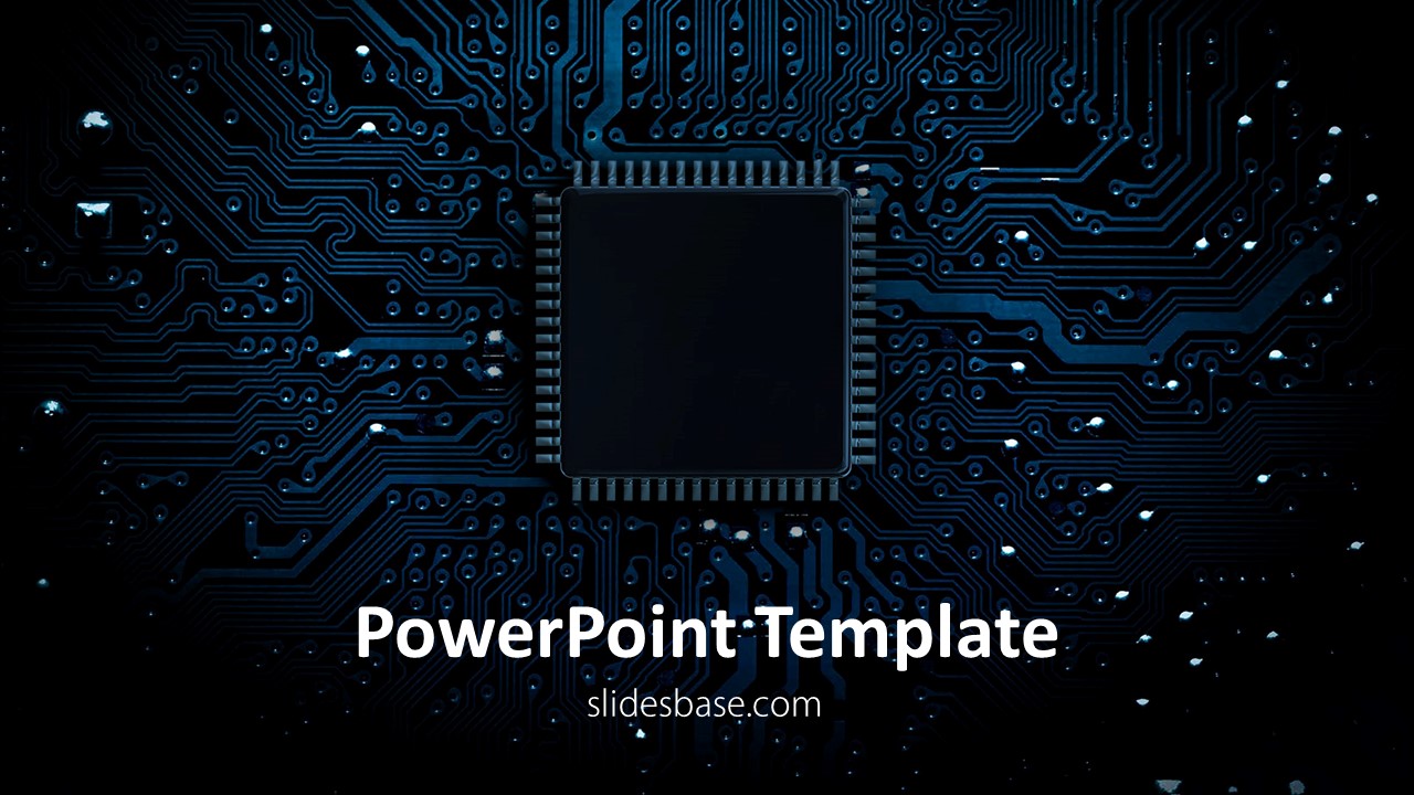 Detail Computer Powerpoint Template Nomer 33