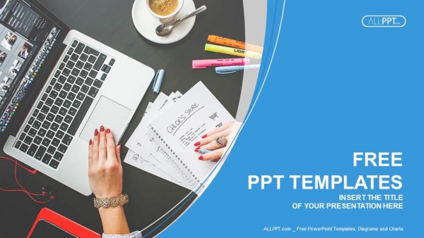 Detail Computer Powerpoint Template Nomer 43