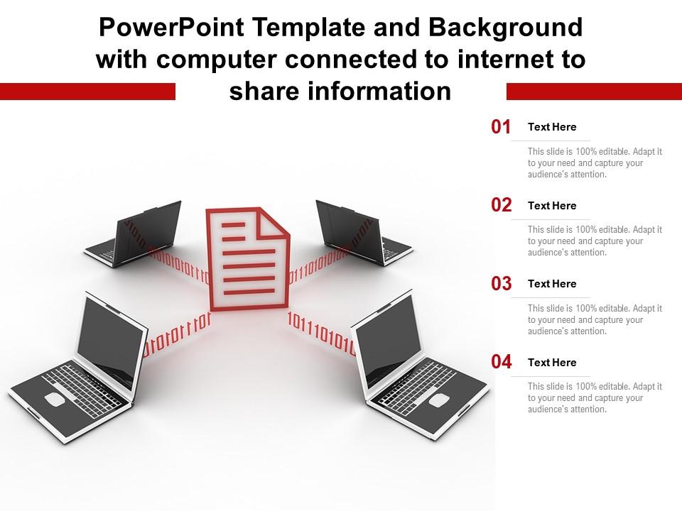 Detail Computer Powerpoint Template Nomer 44