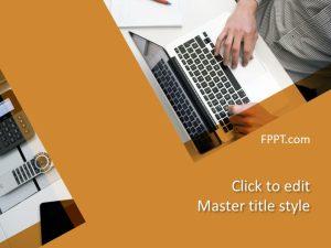 Detail Computer Powerpoint Template Nomer 48