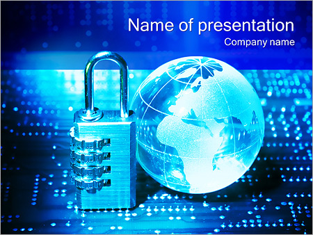 Detail Computer Security Powerpoint Template Nomer 18