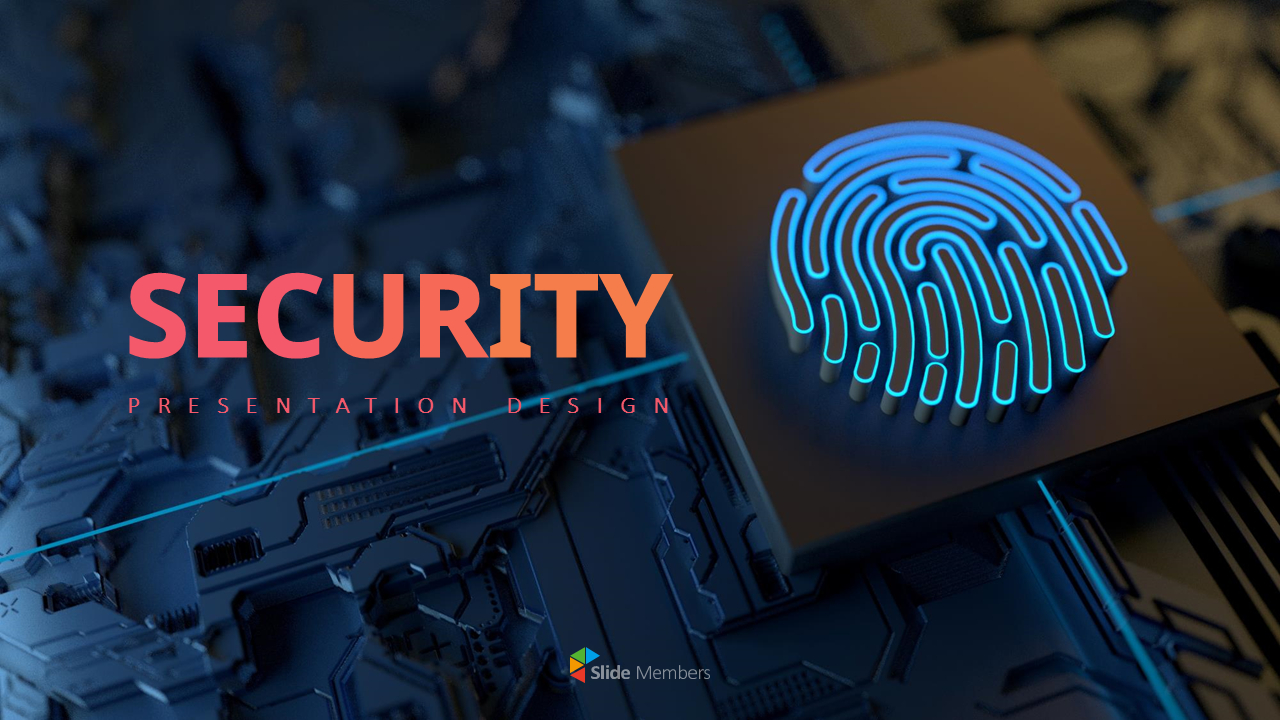 Detail Computer Security Powerpoint Template Nomer 28