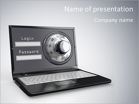 Detail Computer Security Powerpoint Template Nomer 38