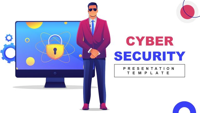Detail Computer Security Powerpoint Template Nomer 43