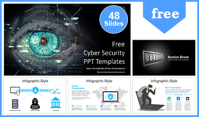 Detail Computer Security Powerpoint Template Nomer 44