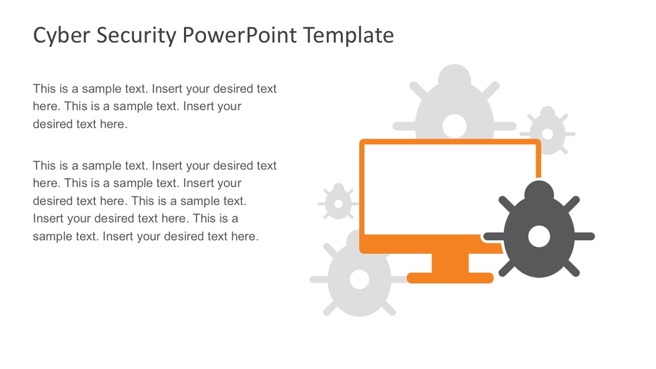 Detail Computer Security Powerpoint Template Nomer 49