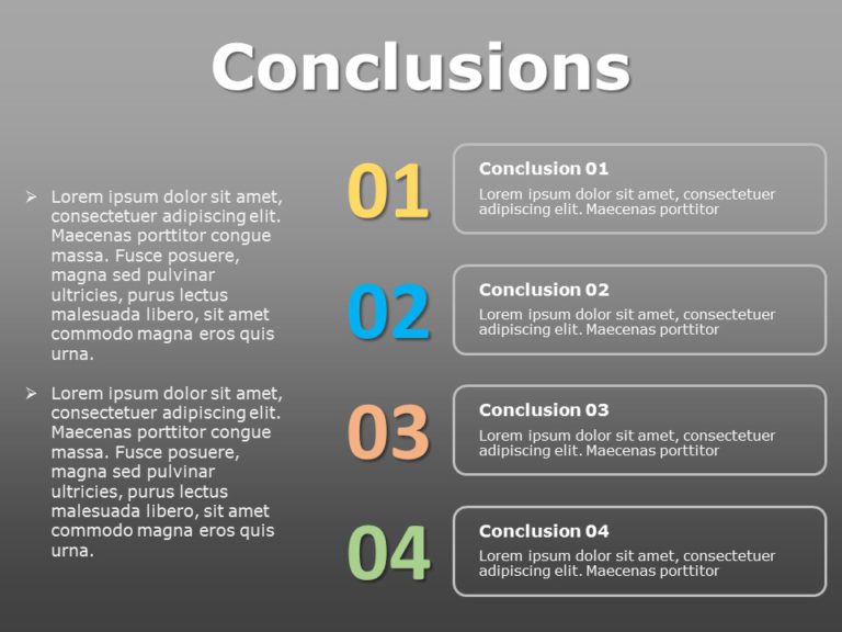 Detail Conclusion Powerpoint Template Nomer 21