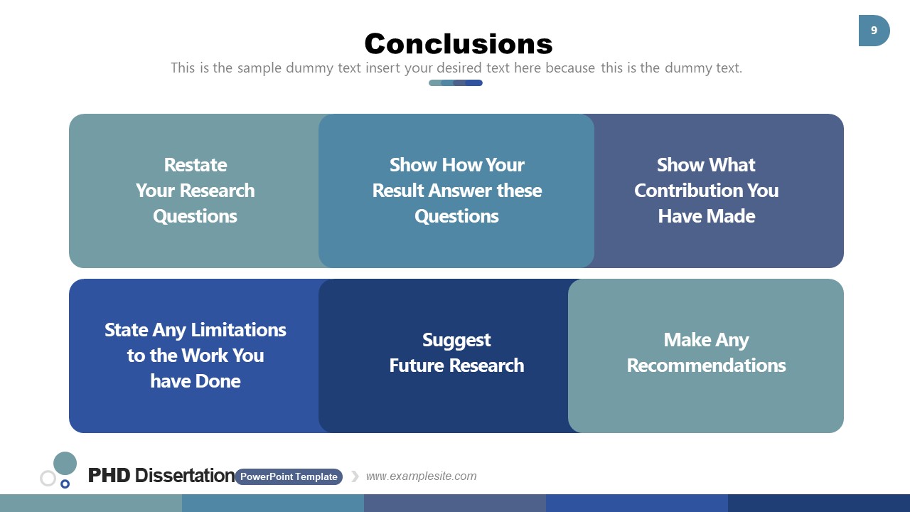 Detail Conclusion Powerpoint Template Nomer 33