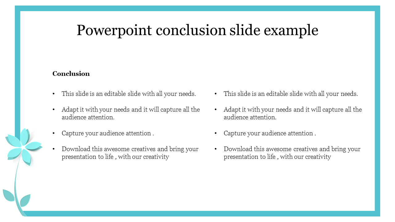 Detail Conclusion Powerpoint Template Nomer 43