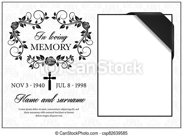 Detail Condolence Template Card Nomer 41