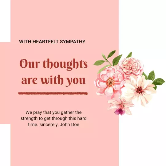Detail Condolence Template Card Nomer 45
