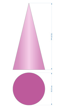 Detail Cone Net Template Nomer 23