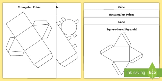 Detail Cone Net Template Nomer 27