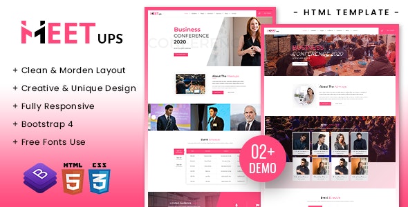 Conference Html Template - KibrisPDR