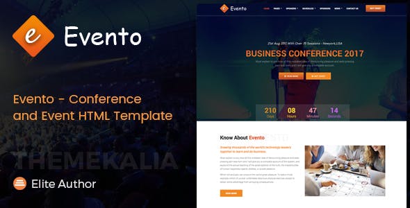 Detail Conference Html Template Nomer 14