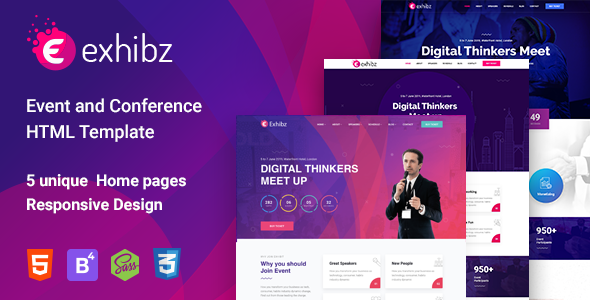 Detail Conference Html Template Nomer 15