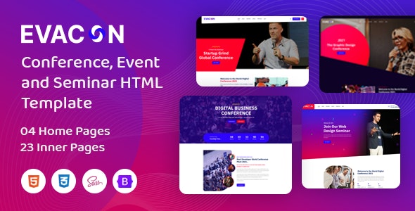 Detail Conference Html Template Nomer 21