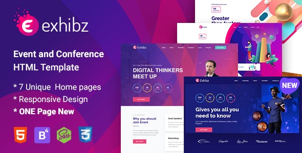 Detail Conference Html Template Nomer 22