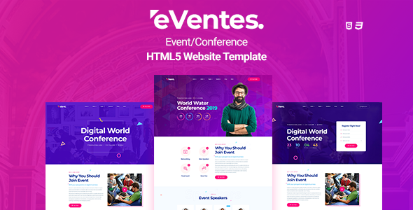 Detail Conference Html Template Nomer 4