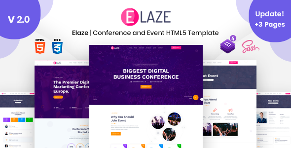 Detail Conference Html Template Nomer 36