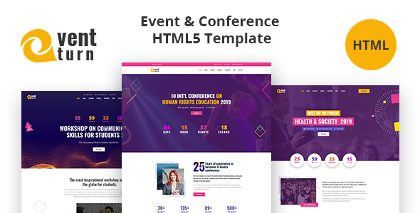 Detail Conference Html Template Nomer 5