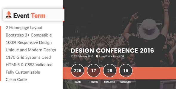 Detail Conference Html Template Nomer 40