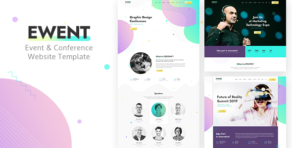 Detail Conference Html Template Nomer 42