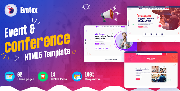 Detail Conference Html Template Nomer 43