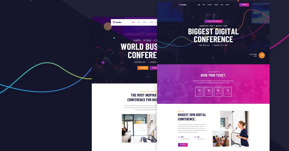 Detail Conference Html Template Nomer 8