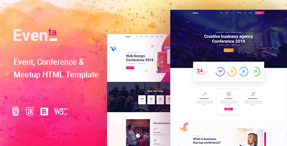 Detail Conference Html Template Nomer 9