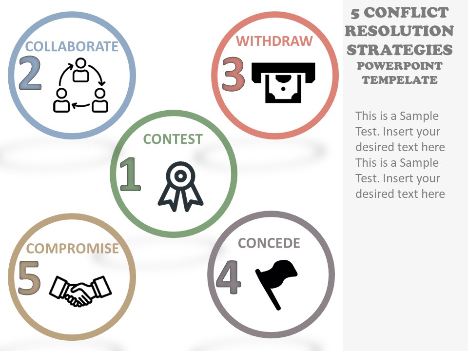 Detail Conflict Powerpoint Template Nomer 29