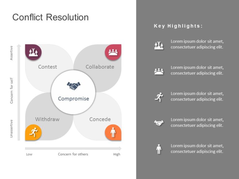 Detail Conflict Powerpoint Template Nomer 32