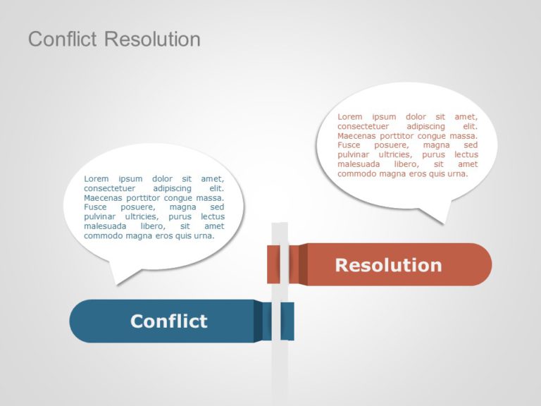 Detail Conflict Powerpoint Template Nomer 41