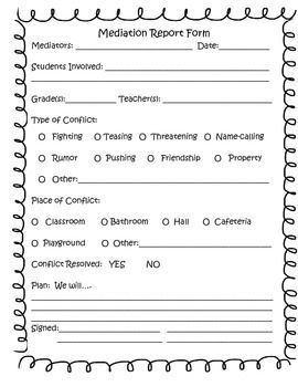 Detail Conflict Resolution Template Nomer 19