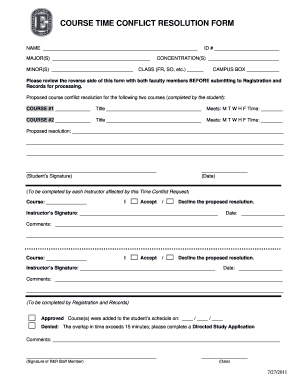 Detail Conflict Resolution Template Nomer 10