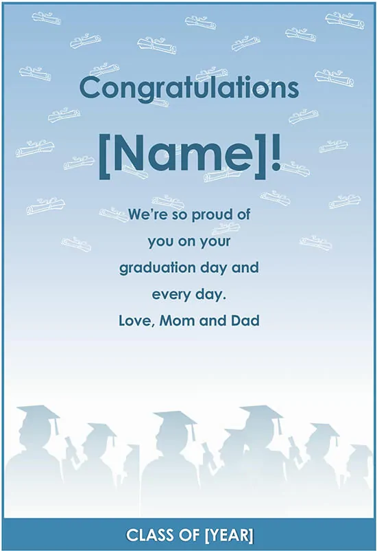 Detail Congratulations Card Template Nomer 25