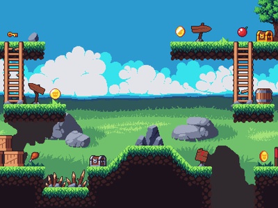 Detail Construct 2 Platformer Template Nomer 32