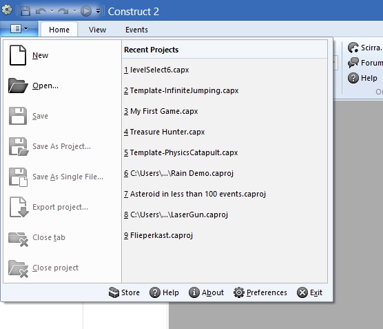 Detail Construct 2 Platformer Template Nomer 51