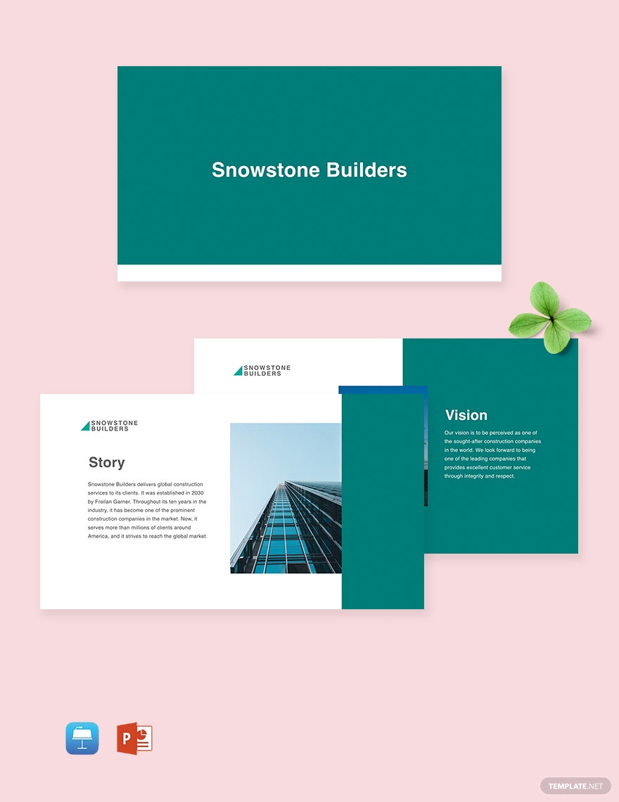 Detail Construction Company Profile Template Nomer 18
