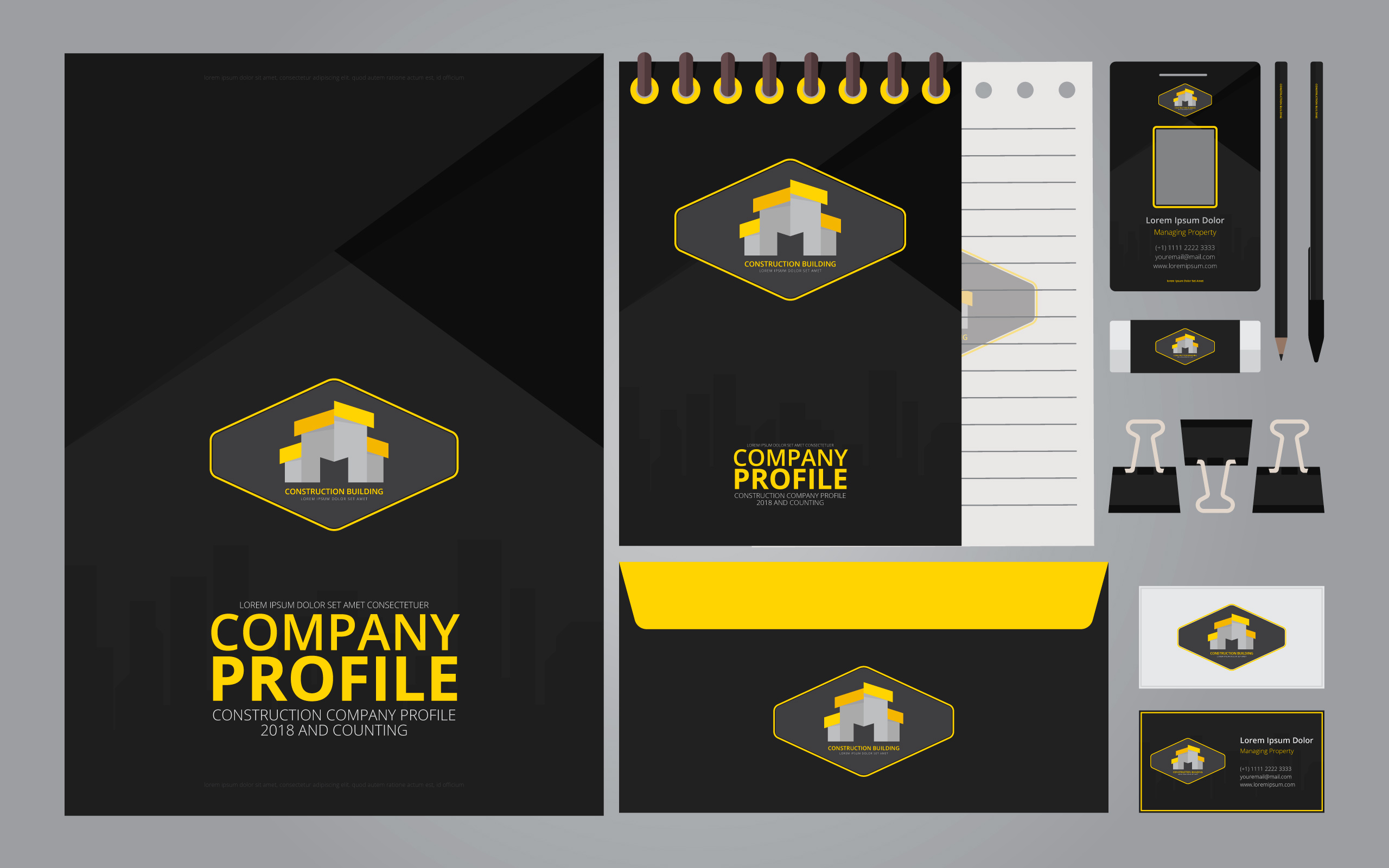 Detail Construction Company Profile Template Nomer 32